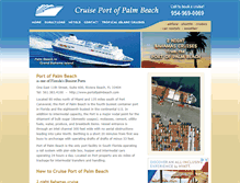 Tablet Screenshot of cruiseportofpalmbeach.com